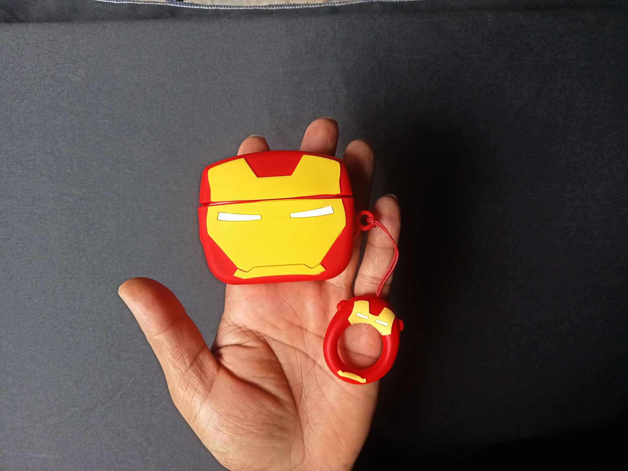Iron Man Helmet Airbuds Cover