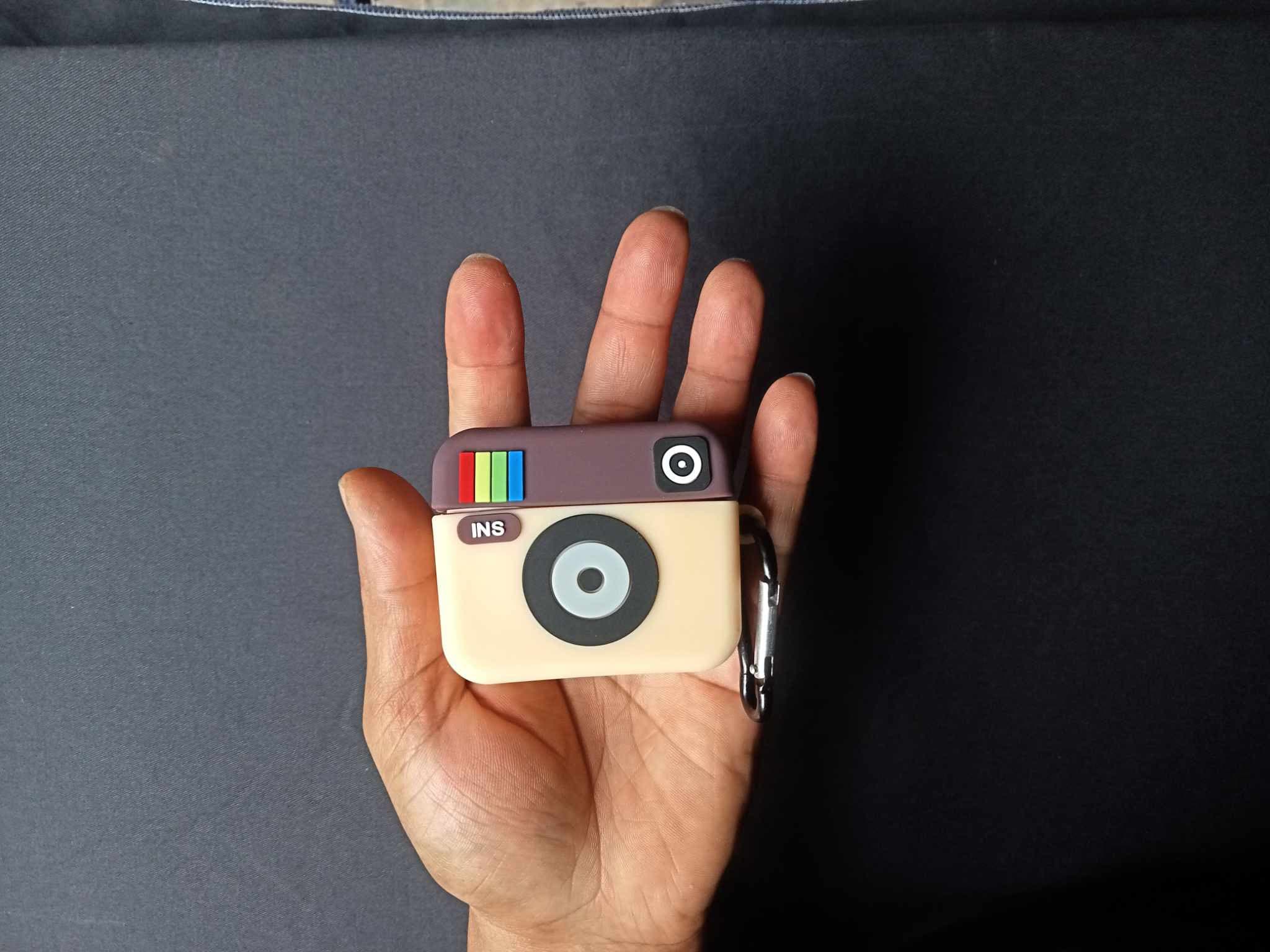 Retro Camera Style Airbuds Cover